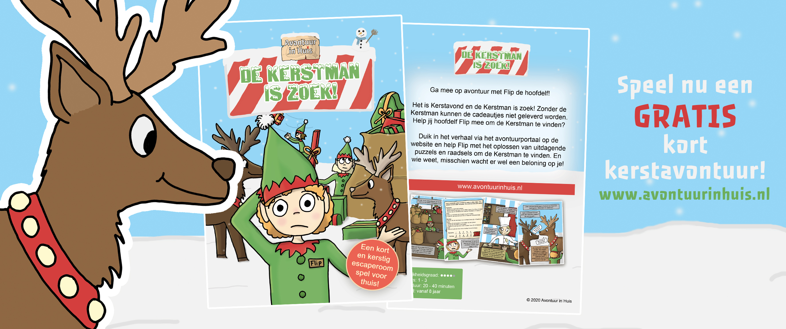 Een GRATIS kort & kerstig escaperoom spel om thuis te spelen! – A Big Gnome